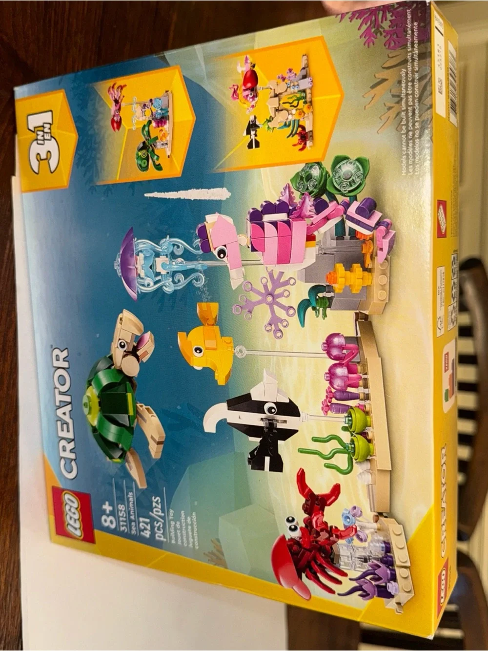 LEGO Creator 3 in 1 Sea Animals 31158 421 Pieces Brand New Factory Sealed
